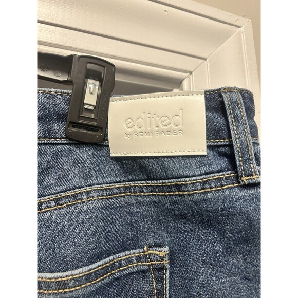 Edited by Remi Bader Women's Loose Straight Leg Denim Jeans Size 18 W Dark Wash - Picture 5 of 7